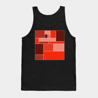 retro abstract geometric pattern Tank Top